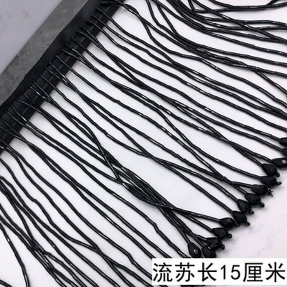 Bead Chain Fringe Trim By The Yard