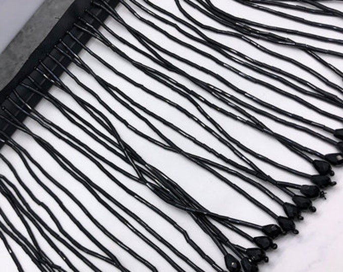 Bead Chain Fringe Trim By The Yard