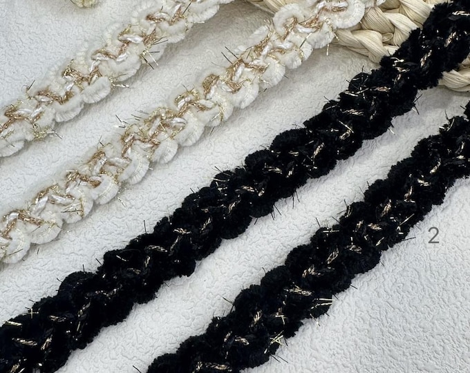 Metallic Lace Trim: Costume, Bridal, Sewing Embellishment - 1 Yard