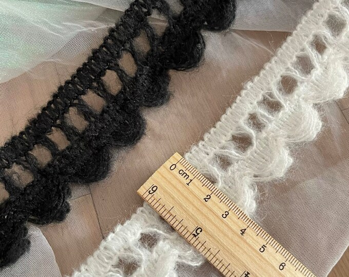 Decorative Crochet Lace Trim, Costume Embellishment, Sold by 1 Yard
