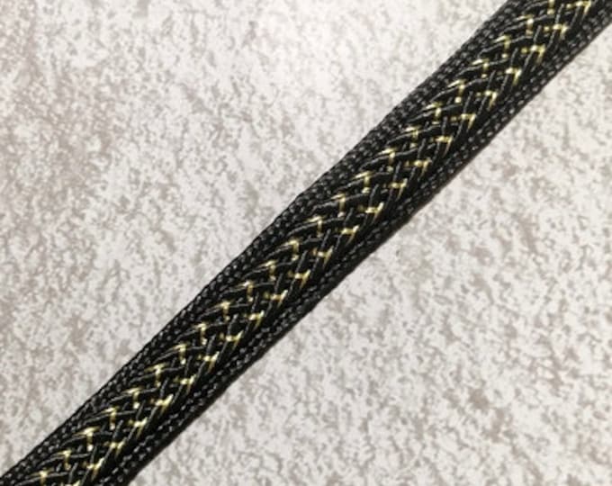 Braided Lace Trim, Costume Design Embellishment, Sold by 1 Yard