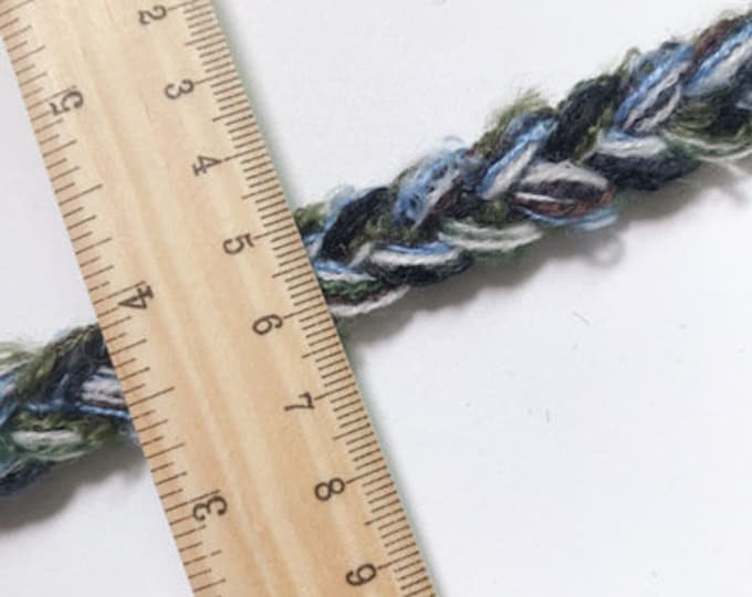 Braided Yarn Trim, Costume Embellishment, Home Decor - Sold by 1 Yard