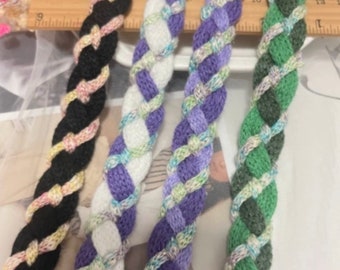 Braided Ribbon Trim, Costume Design Sewing, Bridal Headwear (1 Yard)