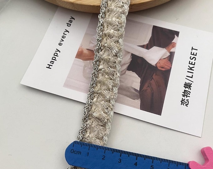 Silver Ribbon Trim, Costume Design, Sewing, Bridal, Home Decor (Sold by 1 Yard)