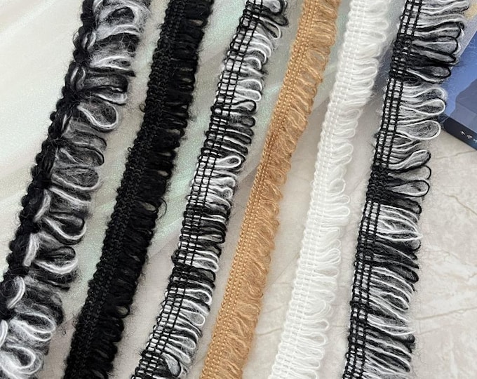 Fringe Lace Trim, Costume Sewing Embellishment, Sold by 1 Yard