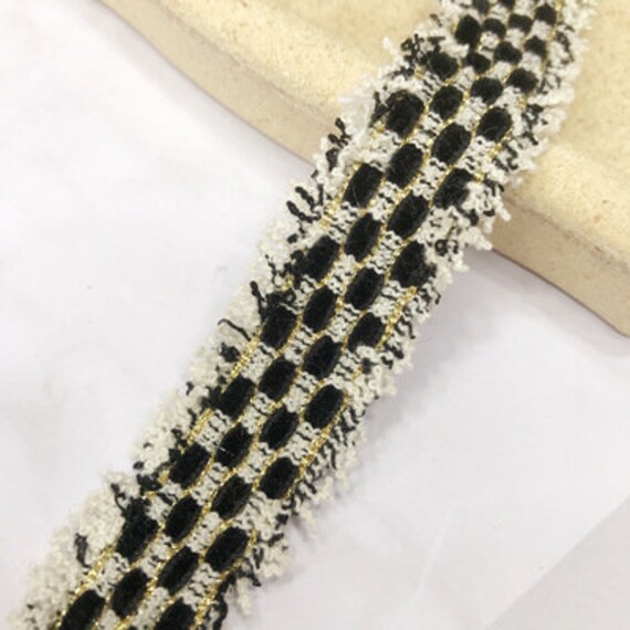 Lace trim, decor trimming for costume design sewing embellishment bridal trim headwear dress coat cuff collar bag home deco Sold by 1 yard