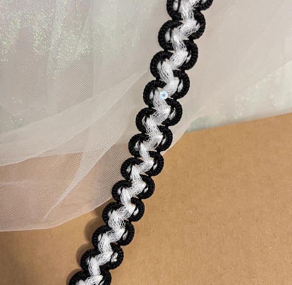 Ribbon trim, decor trimming for costume design sewing embellishment bridal trim headwear dress coat cuff collar bag home deco Sold by 1 yard
