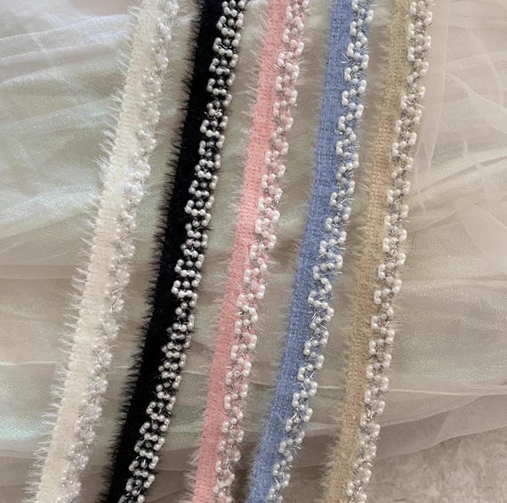 Ribbon trim for costume design sewing embellishment bridal trim dress coat cuff collar Sold by 1 yard
