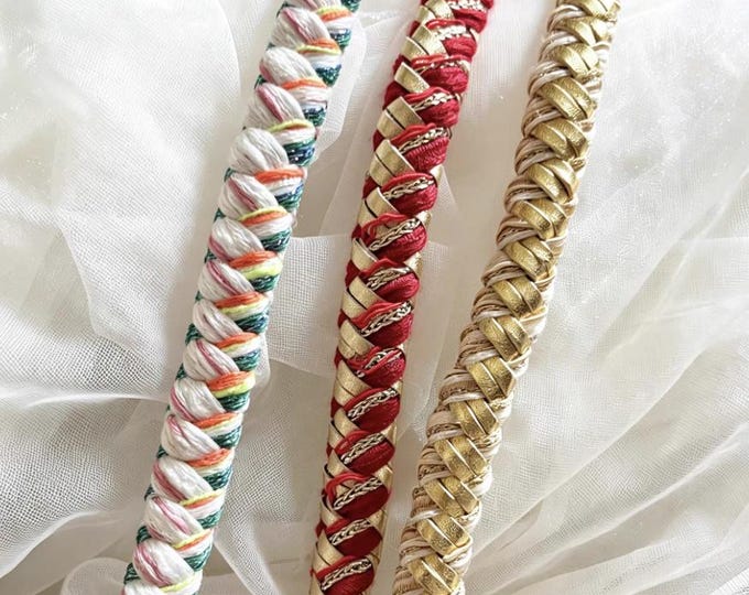 Braided Costume Lace Trim - Sold by 1 Yard