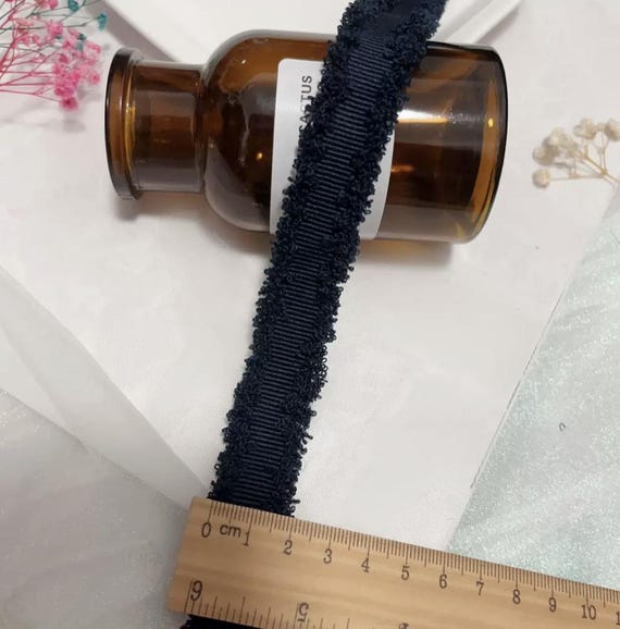 Fringed trim, decor trimming for costume design sewing embellishment headwear dress coat cuff collar bag home deco Sold by 1 yard