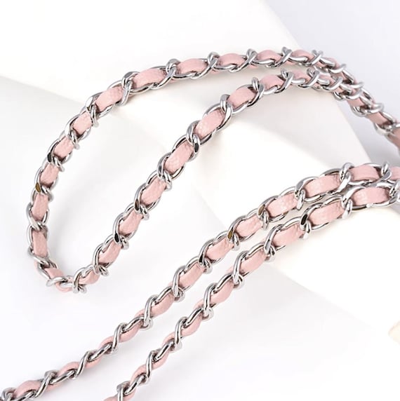 Leather Bag Strap, Crossbody Replacement Strap, Cowhide Leather Chain, Replacement Crossbody Shoulder Strap in Genuine Cowhide