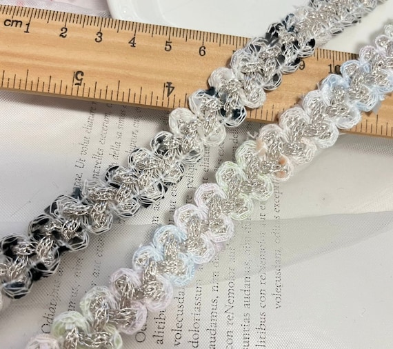 Lace trim, decor trimming for costume design sewing embellishment bridal trim headwear dress coat cuff collar bag home deco Sold by 1 yard