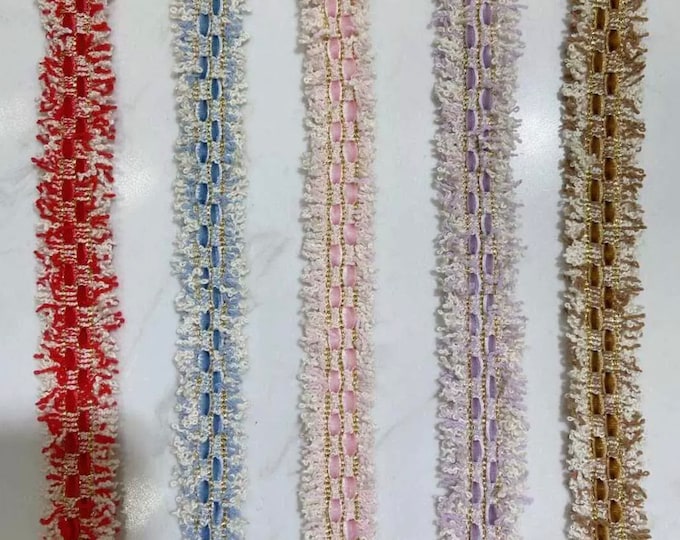 Fringe Lace Trim, Costume Design, Sewing Embellishment (1 Yard)
