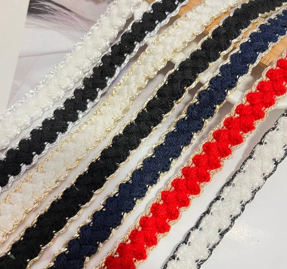 Lace trim, decor trimming for costume design sewing embellishment bridal trim headwear dress coat cuff collar bag home deco Sold by 1 yard