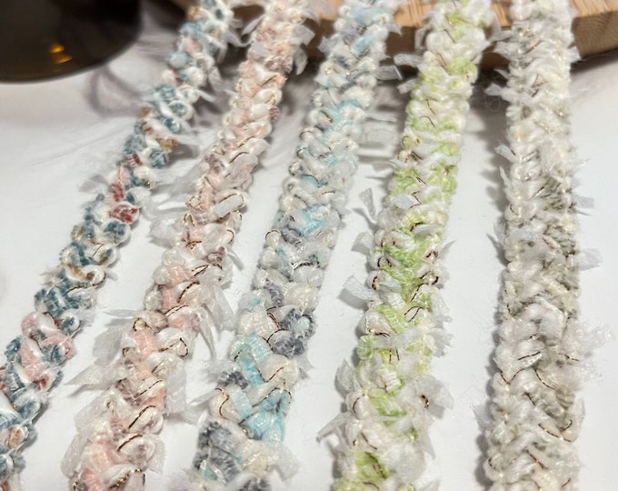 Braided Lace Trim, Costume Design Embellishment, Sold by 1 Yard