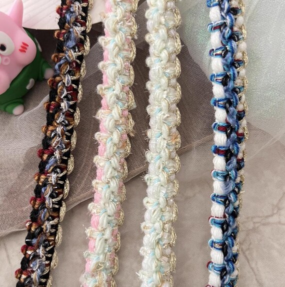 Lace trim, decor trimming for costume design sewing embellishment bridal trim dress coat cuff collar bag home deco Sold by 1 yard