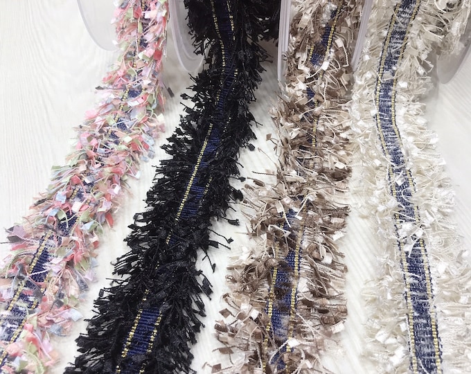 Fringe Tassel Lace Trim, Costume Design, Home Decor (1 Yard)