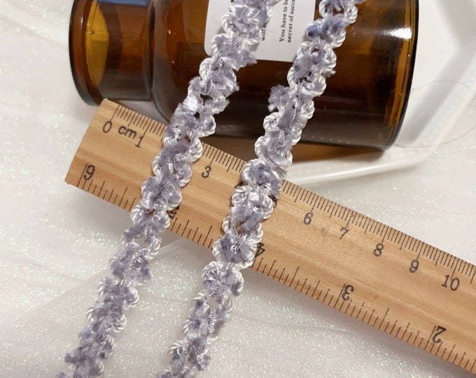 Floral Lace Trim Ribbon, Costume Design, Bridal Trim, Sold by 1 Yard