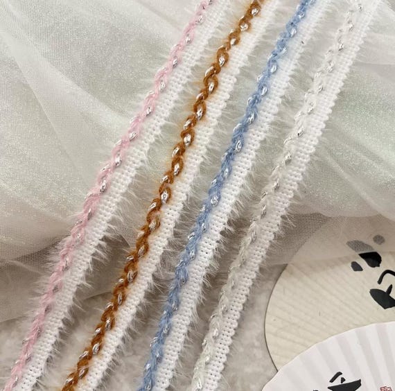 Lace trim, decor trimming for costume design sewing embellishment bridal trim headwear dress coat cuff collar bag home deco Sold by 1 yard