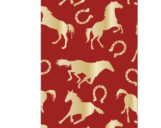 2026 Year of the Horse Red Envelopes, Gold Foil Lucky Money Packets