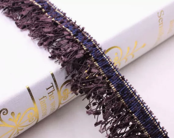 Tassel Fringe Lace trim ribbon for costume design bridal trim headwear dress coat cuff collar bag home deco Sold by 1 yard