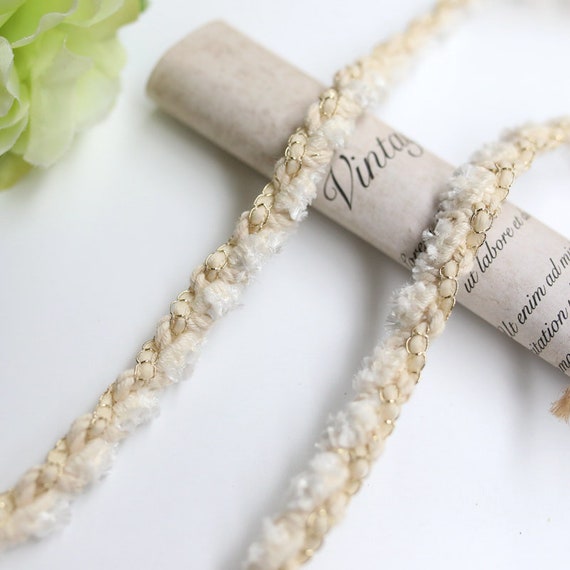 Lace trim, decor trimming for costume design sewing embellishment bridal trim headwear dress coat cuff collar bag home deco Sold by 1 yard