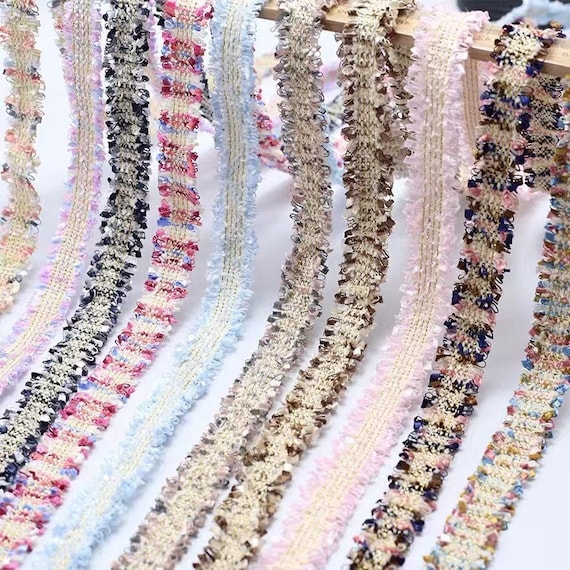 Ribbon trim, decor trimming for costume design sewing embellishment bridal trim headwear dress coat cuff collar bag home deco Sold by 1 yard