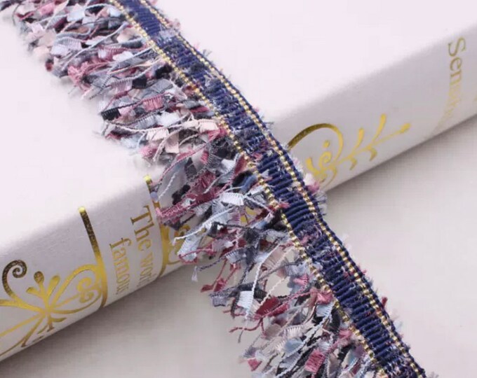 Tassel Fringe Lace Trim Ribbon - Costume, Bridal, Home Deco (1 Yard)