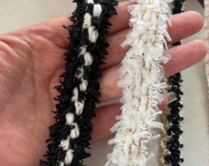 Fringe Ribbon Trim, Costume Design, Sewing Embellishment (Sold by 1 Yard)