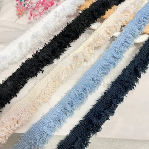 Adornos de encaje, adornos decorativos para diseño de vestuario, adornos de costura, adornos nupciales, sombreros, abrigos, puños, bolsos, decoración del hogar, Vendido por 1 yarda