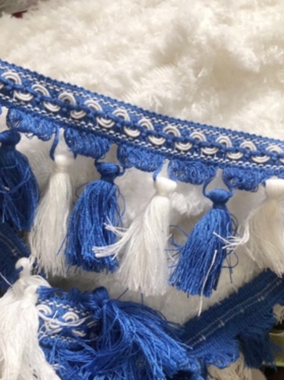 Fringe Tassel Lace trim, decor trimming for costume design sewing embellishment headwear dress coat cuff collar bag home deco Sold by 1 yard