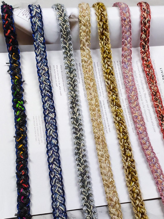 Ribbon trim, decor trimming for costume design sewing embellishment bridal trim headwear dress coat cuff collar bag home deco Sold by 1 yard