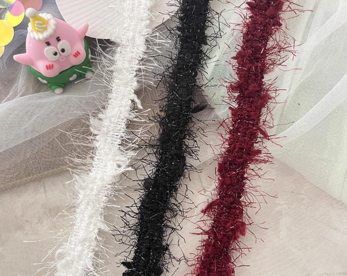 Fringe Lace Trim, Costume Design, Sewing Embellishment, Sold by 1 Yard