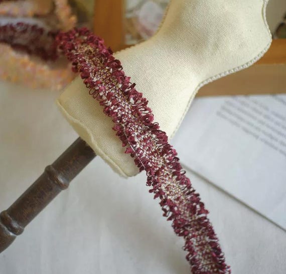 Multi Color Options Lace trim, decor trimming for costume design sewing bridal trim dress coat cuff collar bag Sold by 1 yard #XX248194