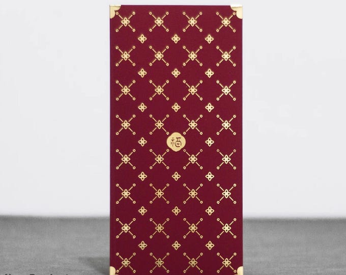 Year of the Horse 2026 Gold Foil Red Envelopes, Lucky Money Gift Red Packets