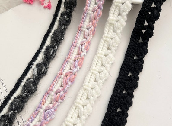 Ribbon trim, decor trimming for costume design sewing bridal trim headwear dress coat cuff collar bag home deco Sold by 1 yard