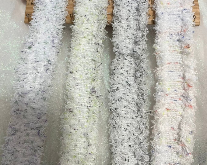 Textured Lace Trim, Costume Design Embellishment, Sold by 1 Yard