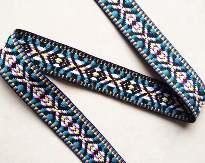 Aztec Jacquard Ribbon Ribbon trim by the yard