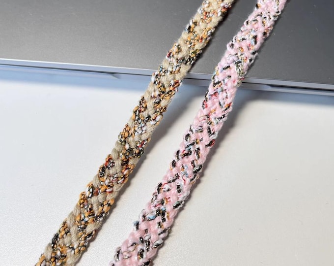 Braided Lace Trim, Costume Design Embellishment, Sold by 1 Yard