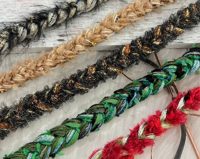 Braided Lace Trim, Costume Design Embellishment, Sold by 1 Yard