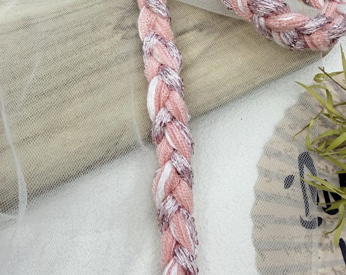 Braided Trim, Couture Bridal Embellishment Sold by 1 Yard