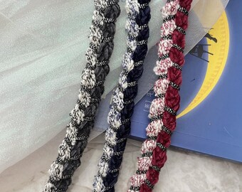 Braided Costume Lace Trim, Sewing Embellishment, Sold by 1 Yard