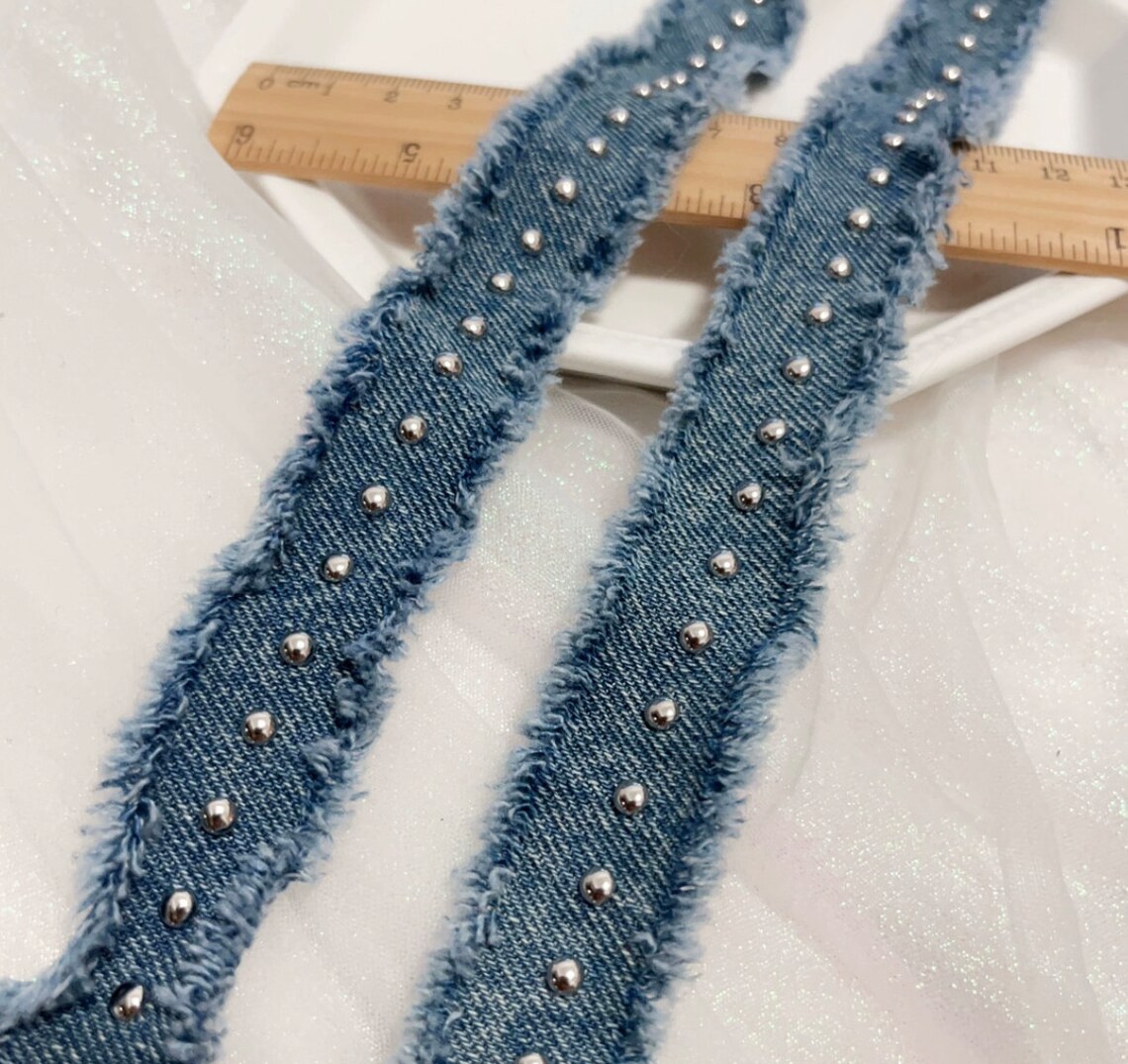 Denim Trim Buttoned Sweater main image 0