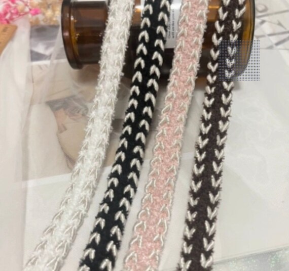 Ribbon trim, decor trimming for costume design sewing bridal trim headwear dress coat cuff collar bag home deco Sold by 1 yard