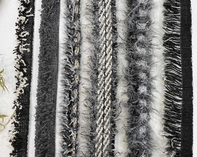 Gray Trim, Couture Dress Embellishment Sold by 1 Yard