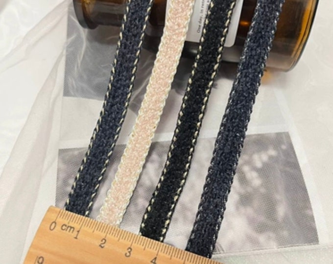 Ribbon Lace Trim, Costume Design, Sewing Embellishment, Bridal Trim (Sold by 1 Yard)