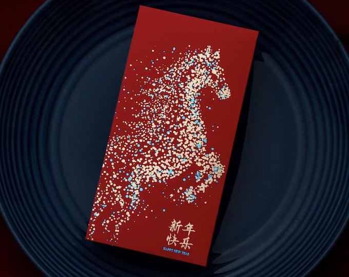 Year of the Horse 2026 Lucky Money Gift Red Envelope Packet
