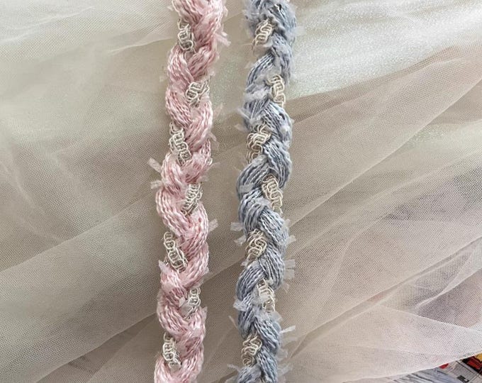 Braided Lace Trim, Costume Design Embellishment, Sold by 1 Yard