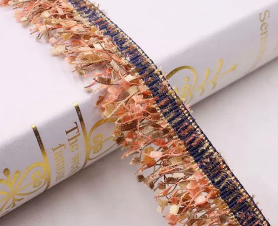 Tassel Fringe Ribbon trim ribbon for costume design bridal trim headwear dress coat cuff collar bag home deco Sold by 1 yard