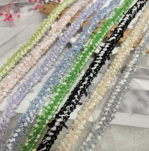 Lace trim for costume design sewing embellishment bridal trim dress coat cuff collar Sold by 1 yard